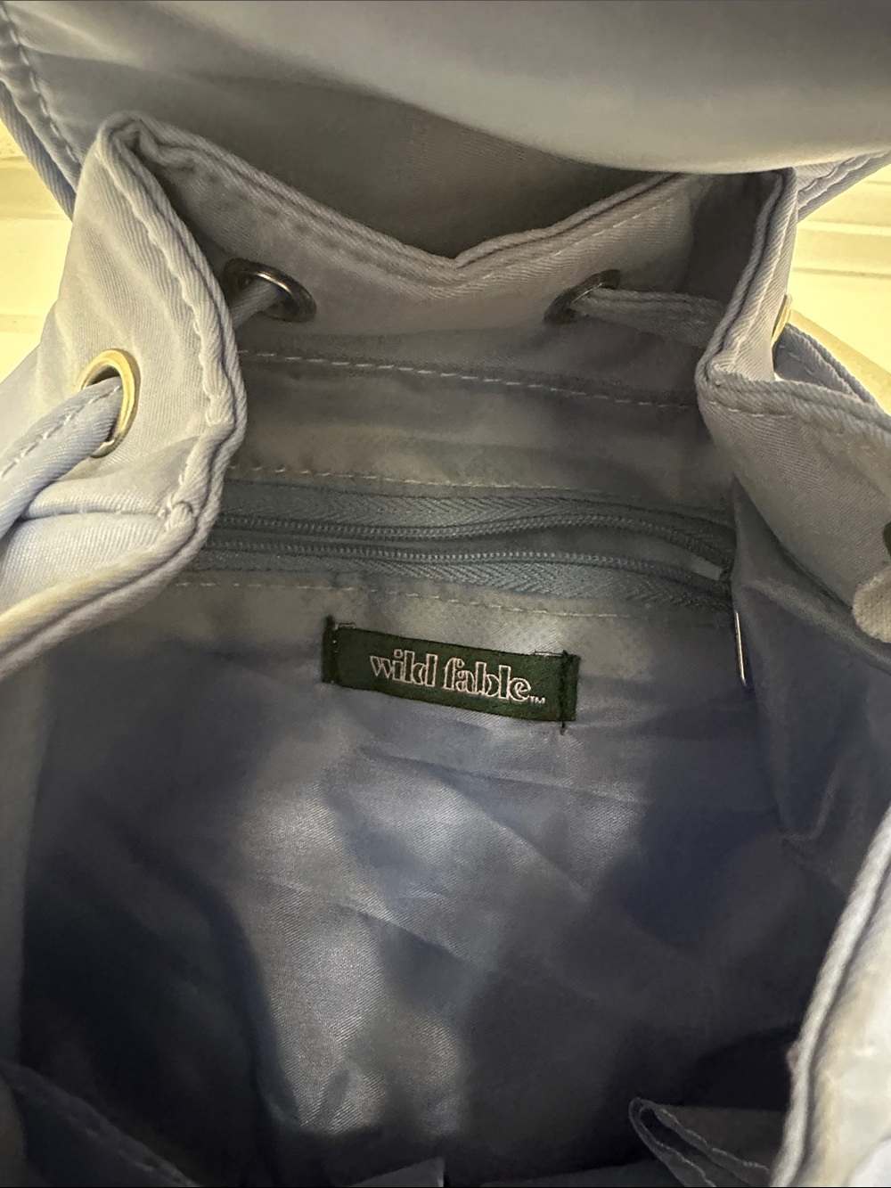 Wild Fable LightLavender Blue Nylon Backpack - Picture 7 of 11